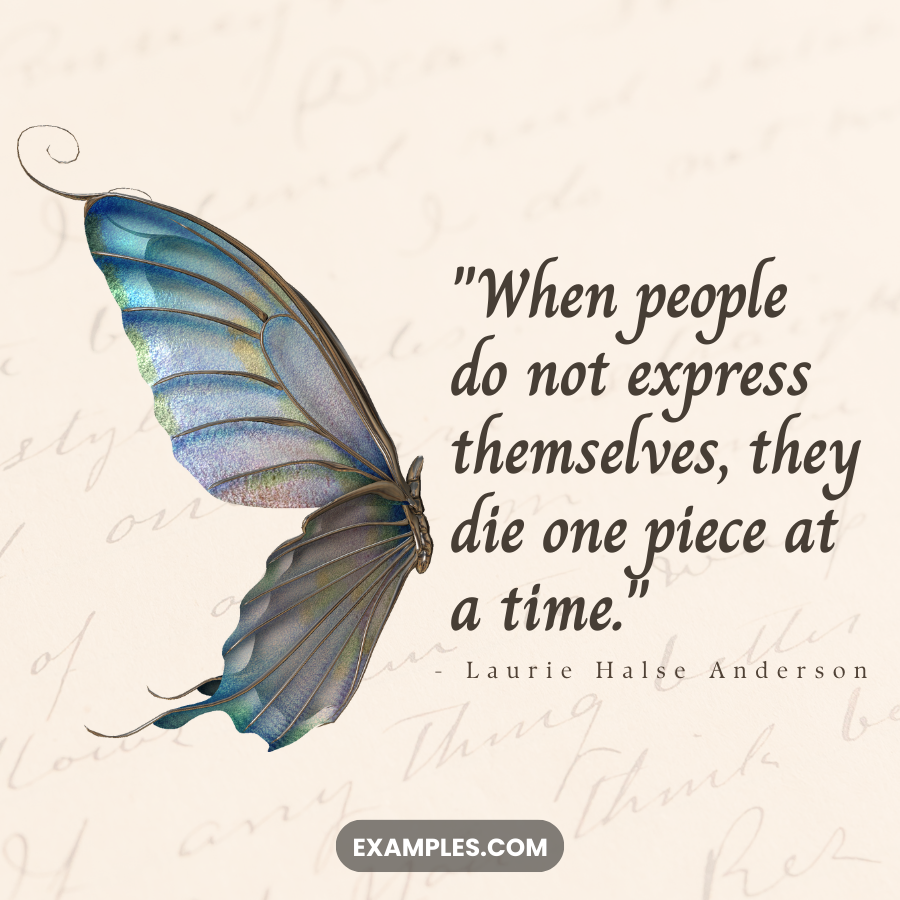 people do not express themselves quote by laurie halse anderson