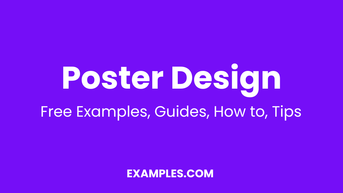 Poster Examples