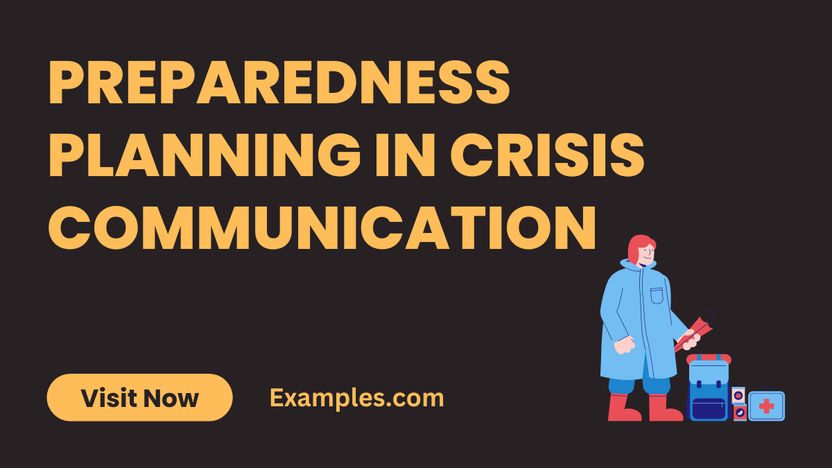 Preparedness Planning in Crisis Communication