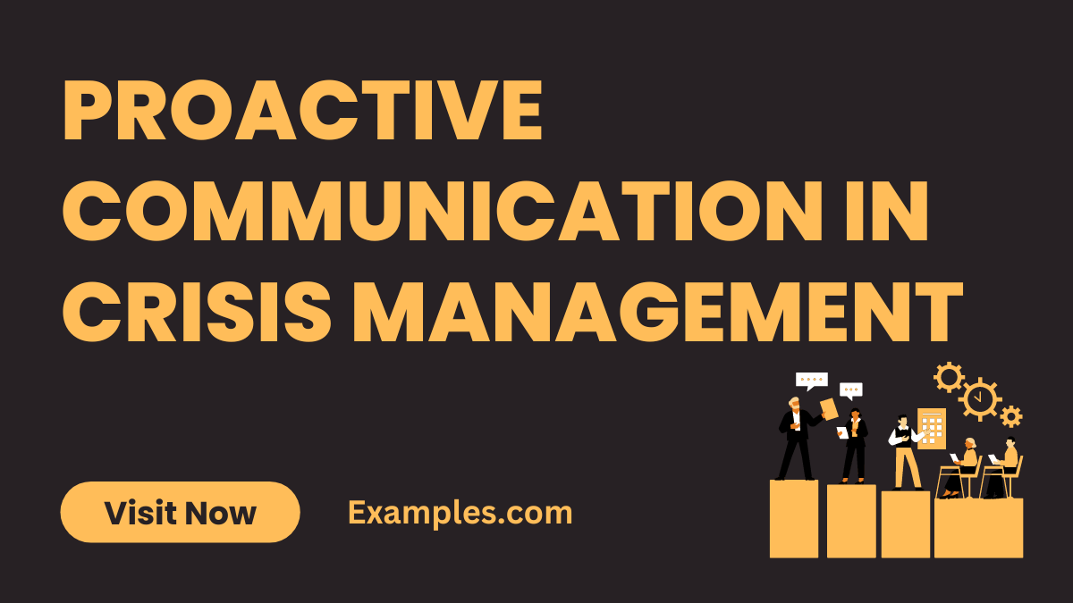 Proactive Communication in Crisis Management