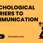 Psychological barriers to Communication