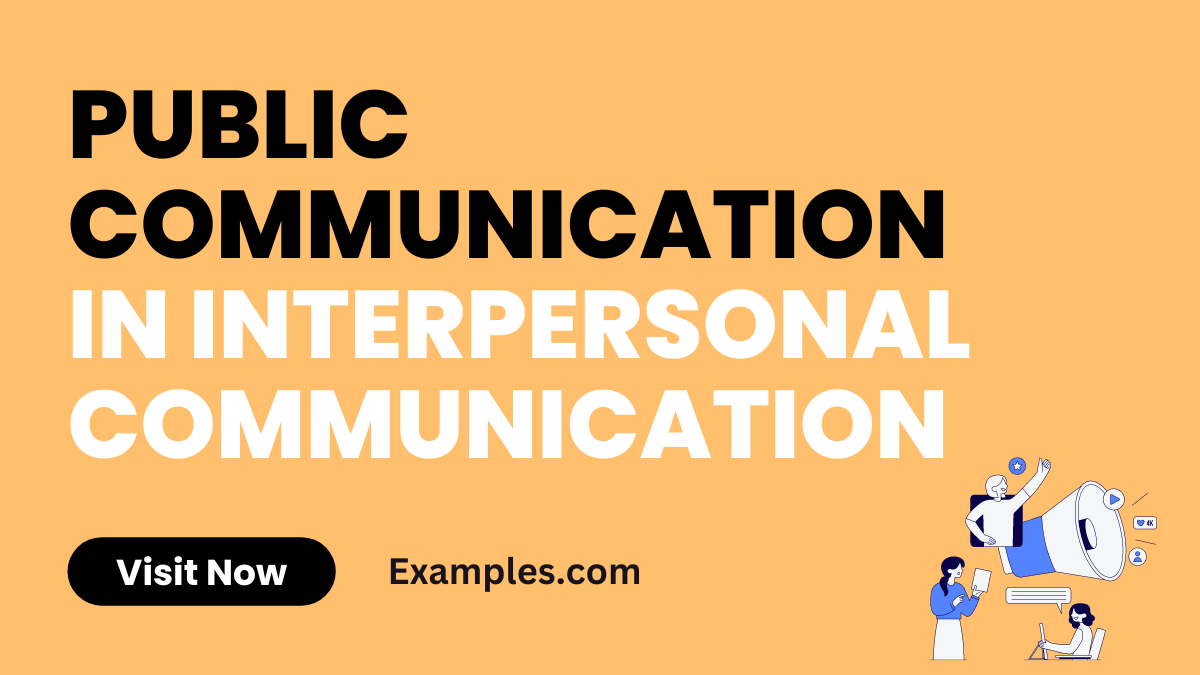 Public Communication in Interpersonal Communication