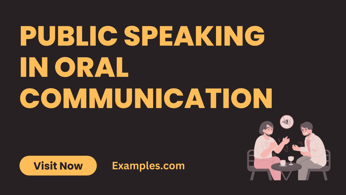 Public speaking in Oral Communication
