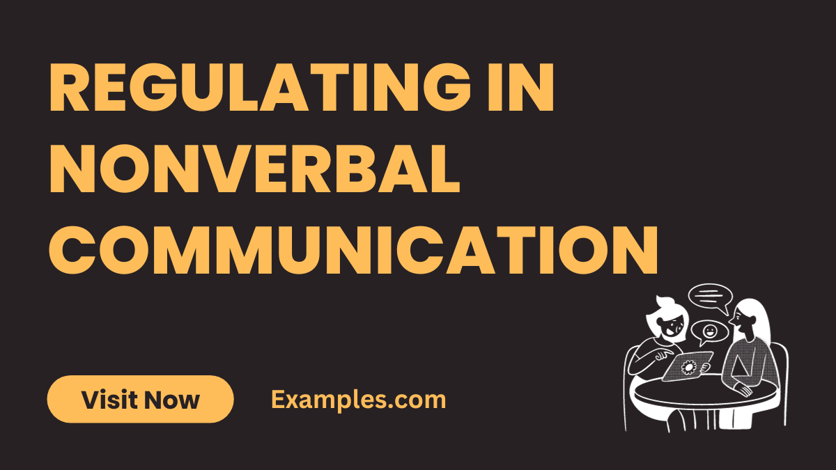 Regulating in Nonverbal Communication