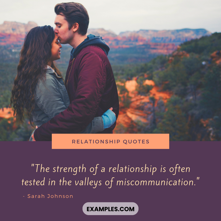 relationship communication quote by sarah johnson