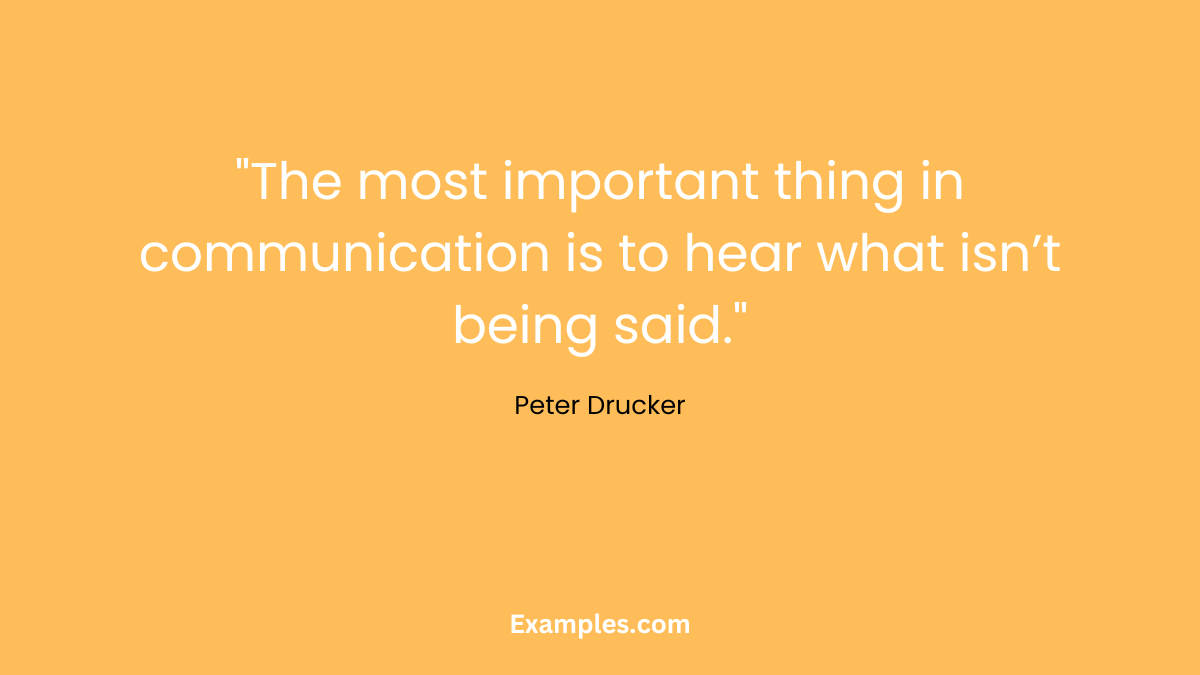 relationship communications quotes by peter drucker