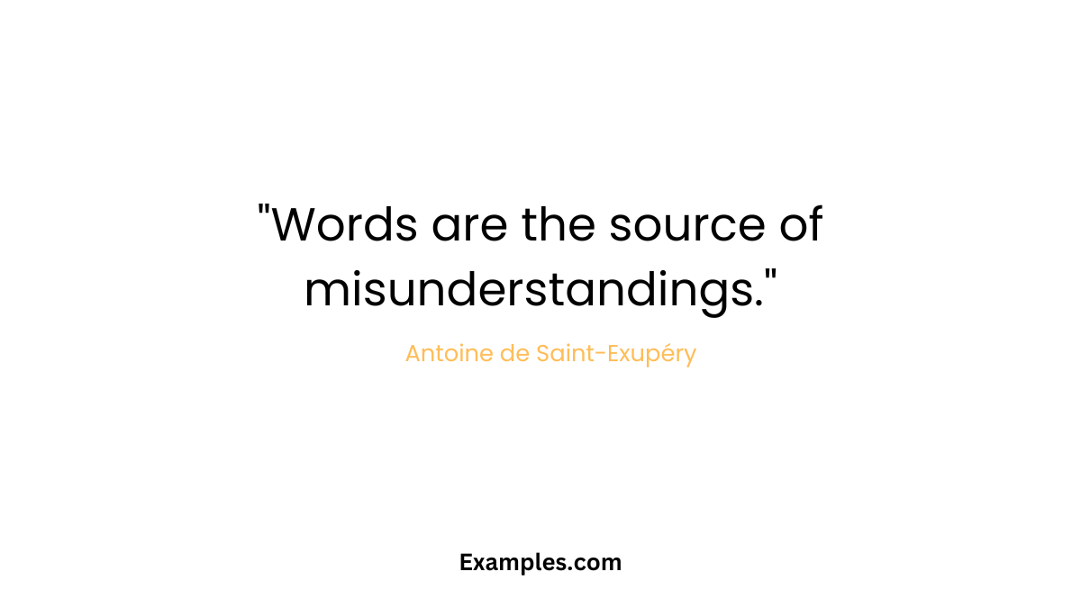 Relationships Communication Quotes by Antoine de Saint-Exupéry