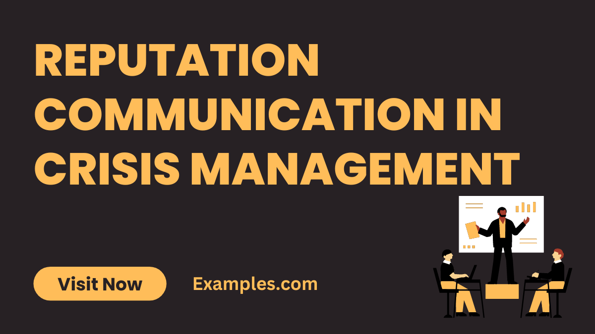 Reputation Management Communication in Crisis Management