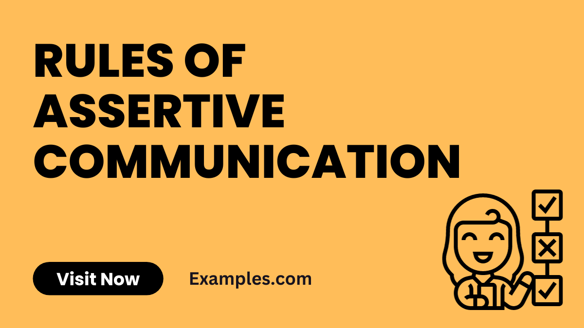 Rules of Assertive Communication