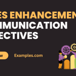 Sales Enhancement Communication Objectives