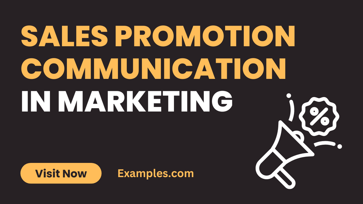 Sales Promotion Communication in Marketing