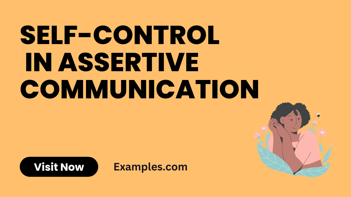 Self Control in Assertive Communication