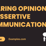 Sharing Opinions in Assertive Communication