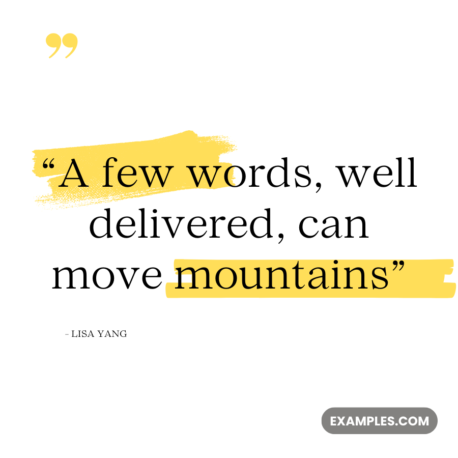 short communication quote by lisa yang
