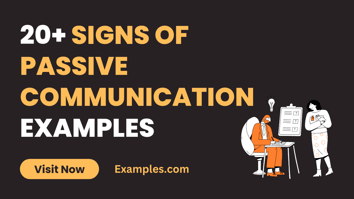 Signs of Passive Communication 1