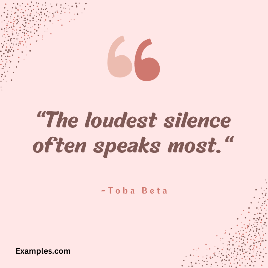 silence lack of communication quotes by toba beta