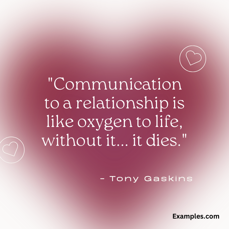 silence lack of communications quotes by tony gaskins