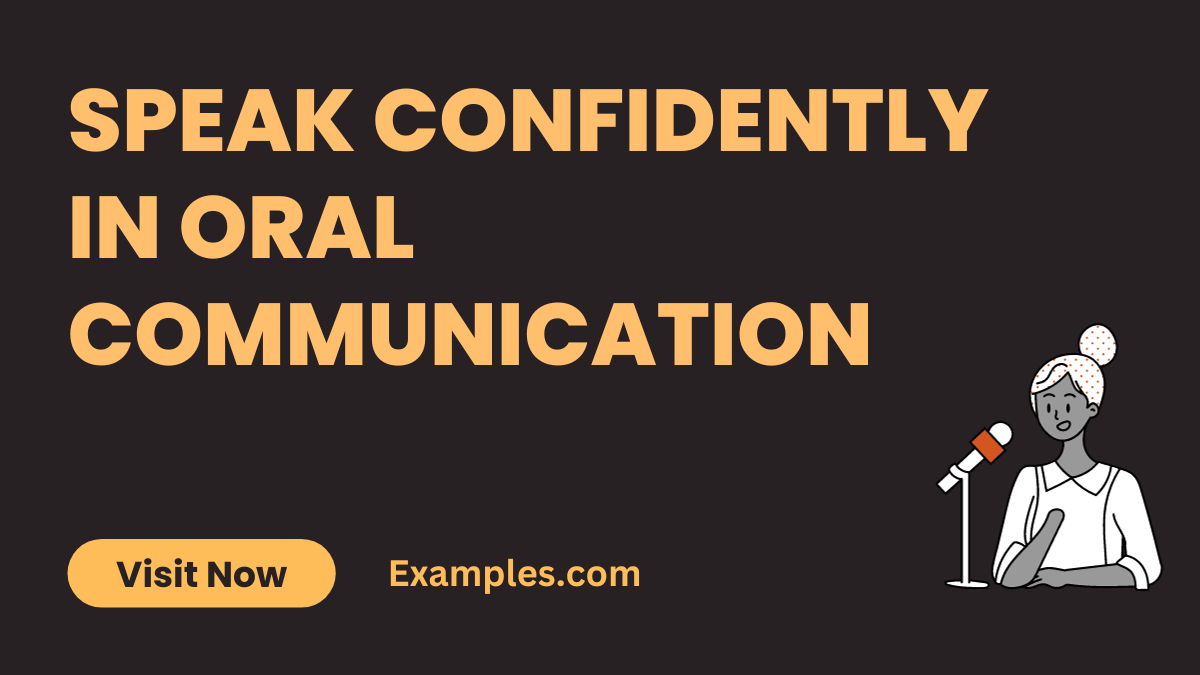 Speak Confidently in Oral Communication