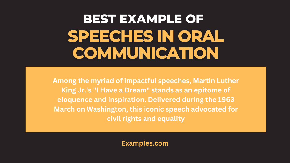 speeches in oral communication