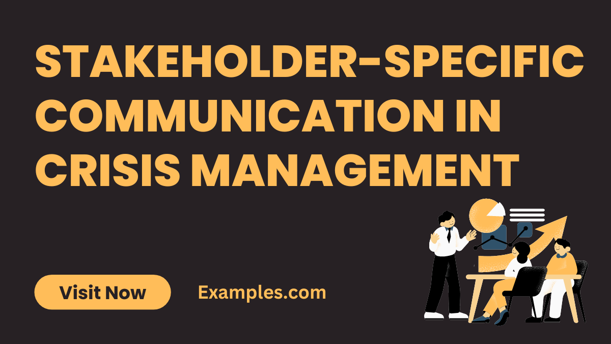 Stakeholder Specific Communication in Crisis Management