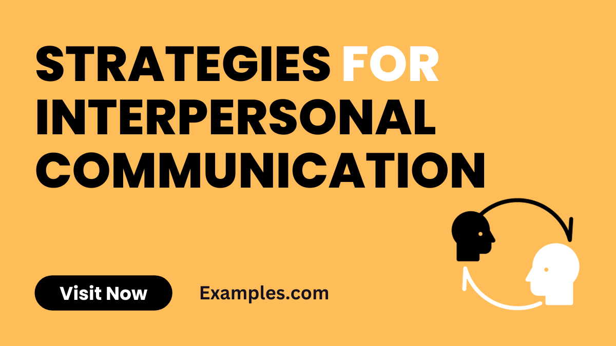 Strategies for Interpersonal Communication
