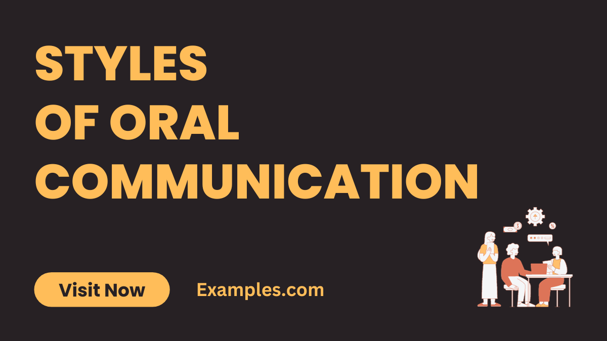 Styles of Oral Communications image