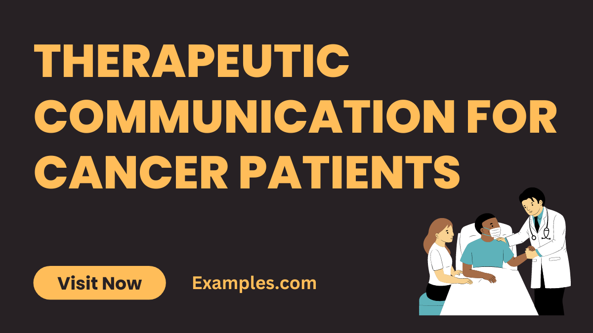 Therapeutic Communication for Cancer Patients