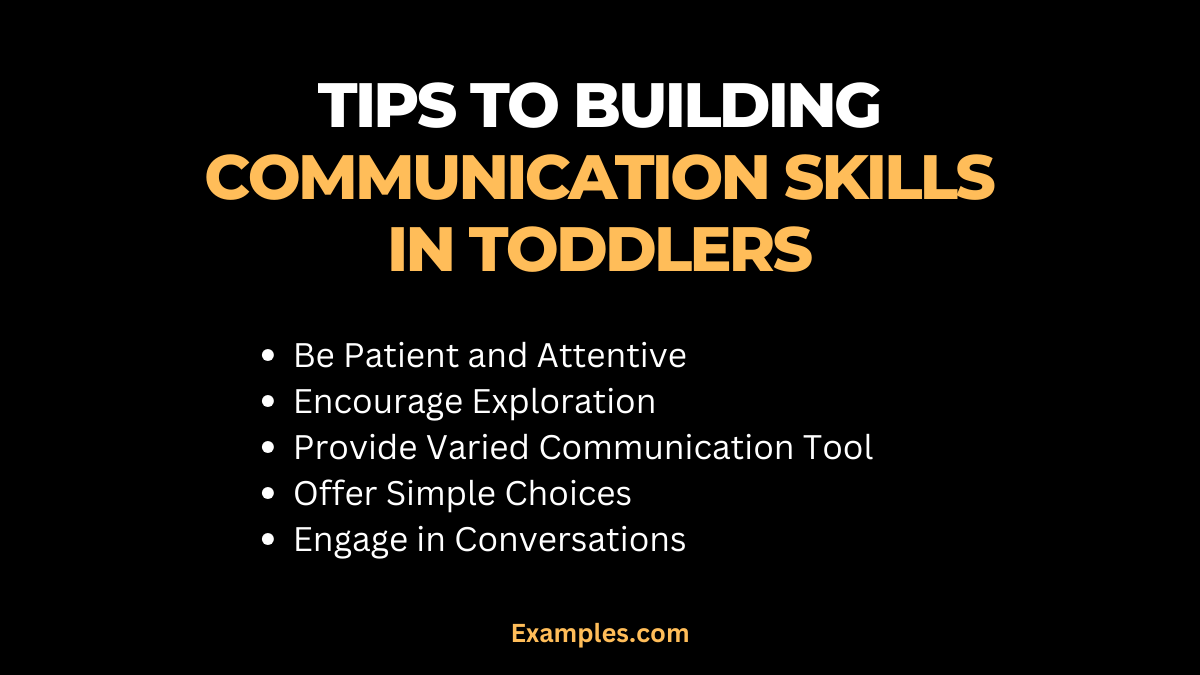 tips to building communication skills in toddlers