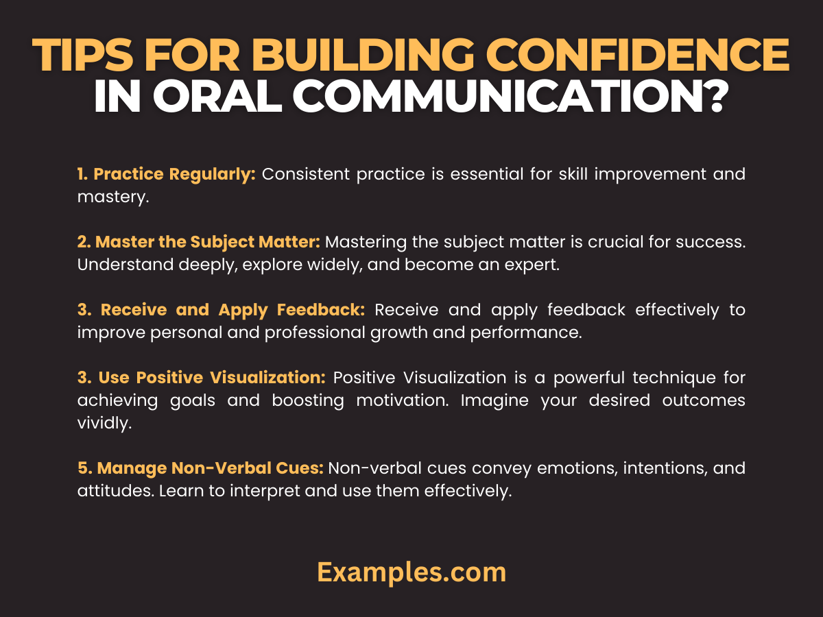Tips for Building Confidence in Oral Communication