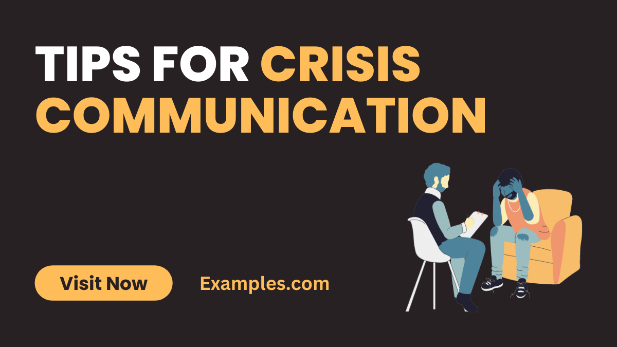 Tips for Crisis Communications