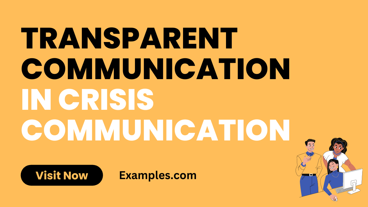 Transparent Communication in Crisis Communication