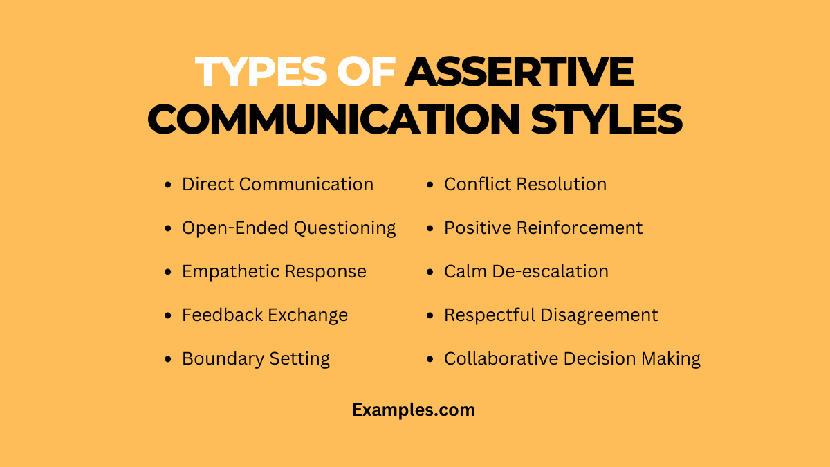 Assertive Communication Styles Examples Pdf 8931