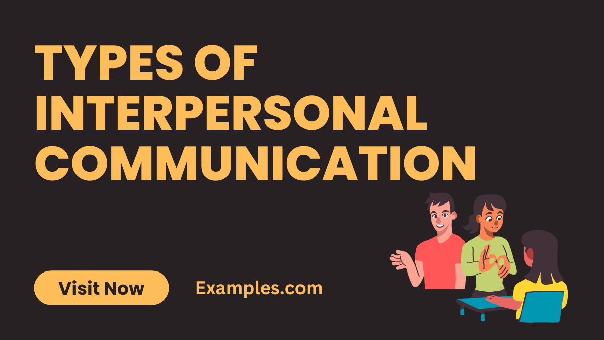 Types of Interpersonal Communication 1