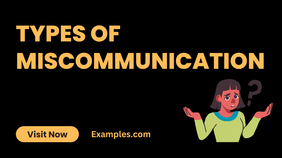 Types of Miscommunication Image