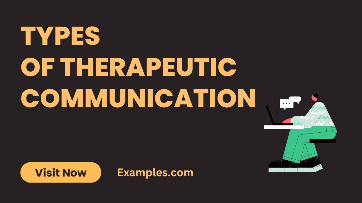 Types of Therapeutic Communication