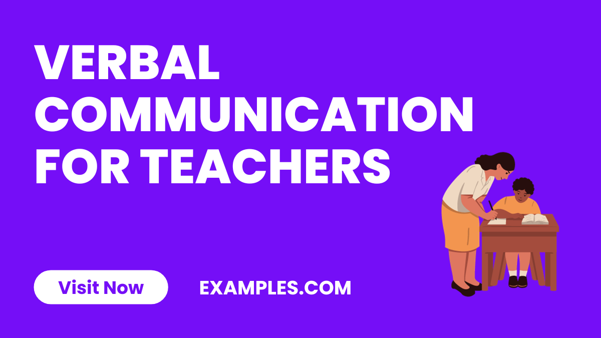 Verbal Communication for Teachers