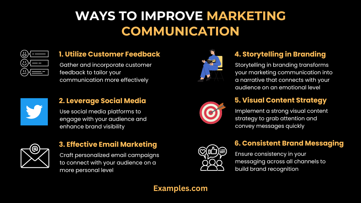 ways to improve marketing communication