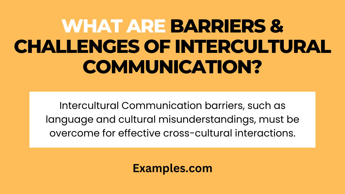 what are barriers challenges of intercultural communication