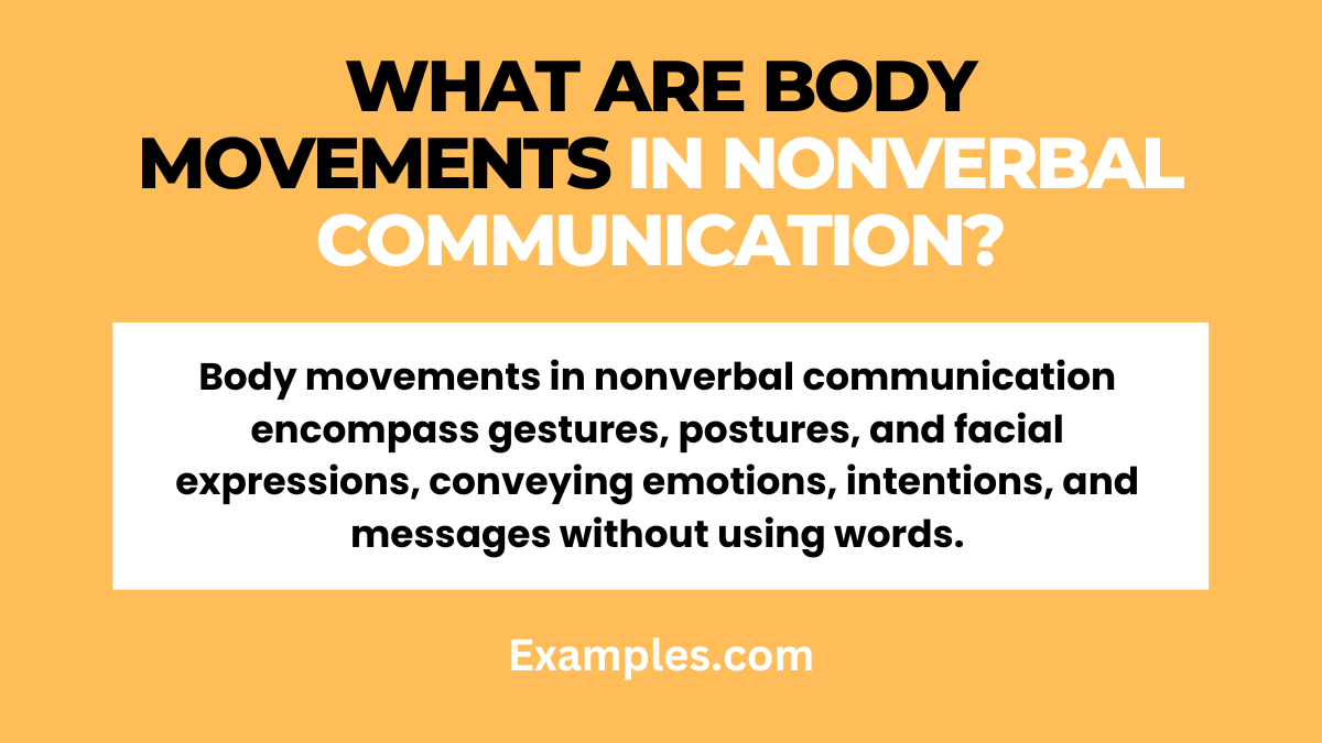 What are Body Movements