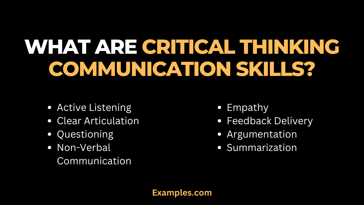 critical thinking communication definition