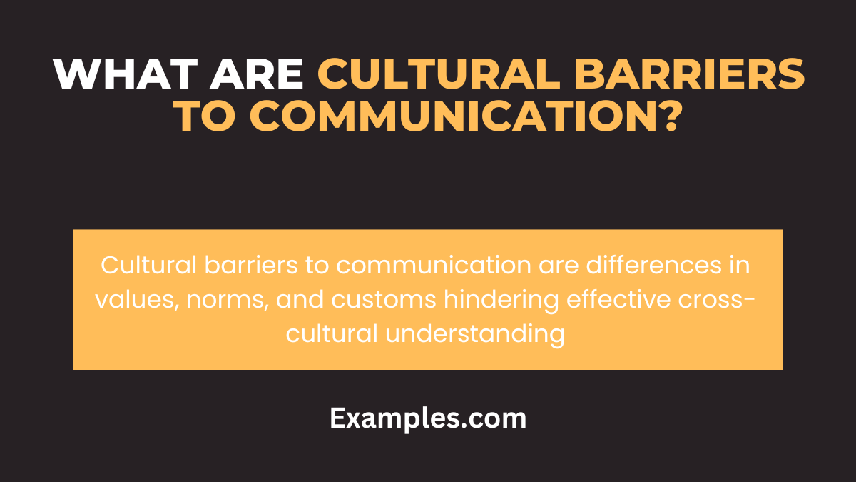 what are cultural barriers to communication