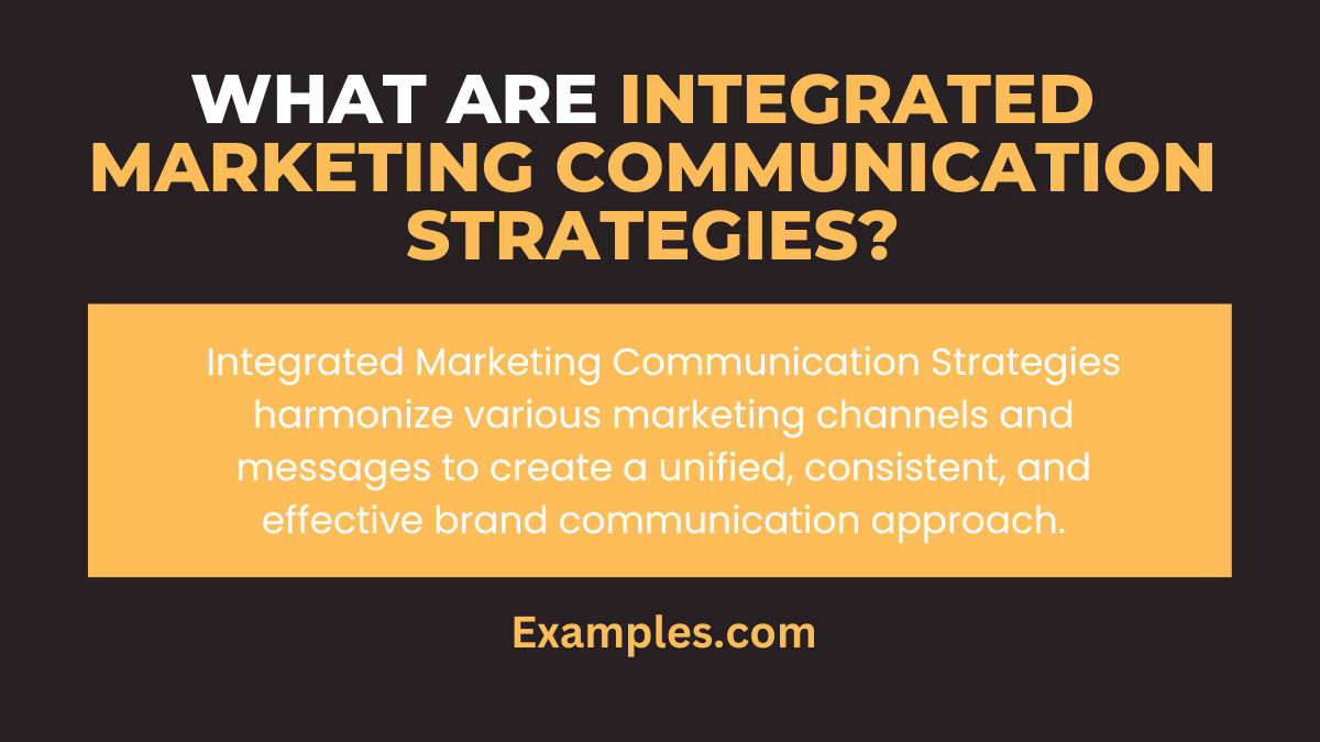 Integrated Marketing Communication Strategies - 19+ Examples