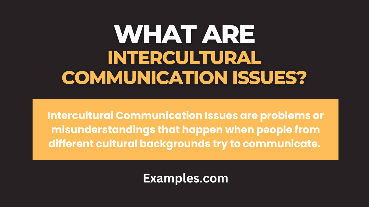 what are intercultural communication issues
