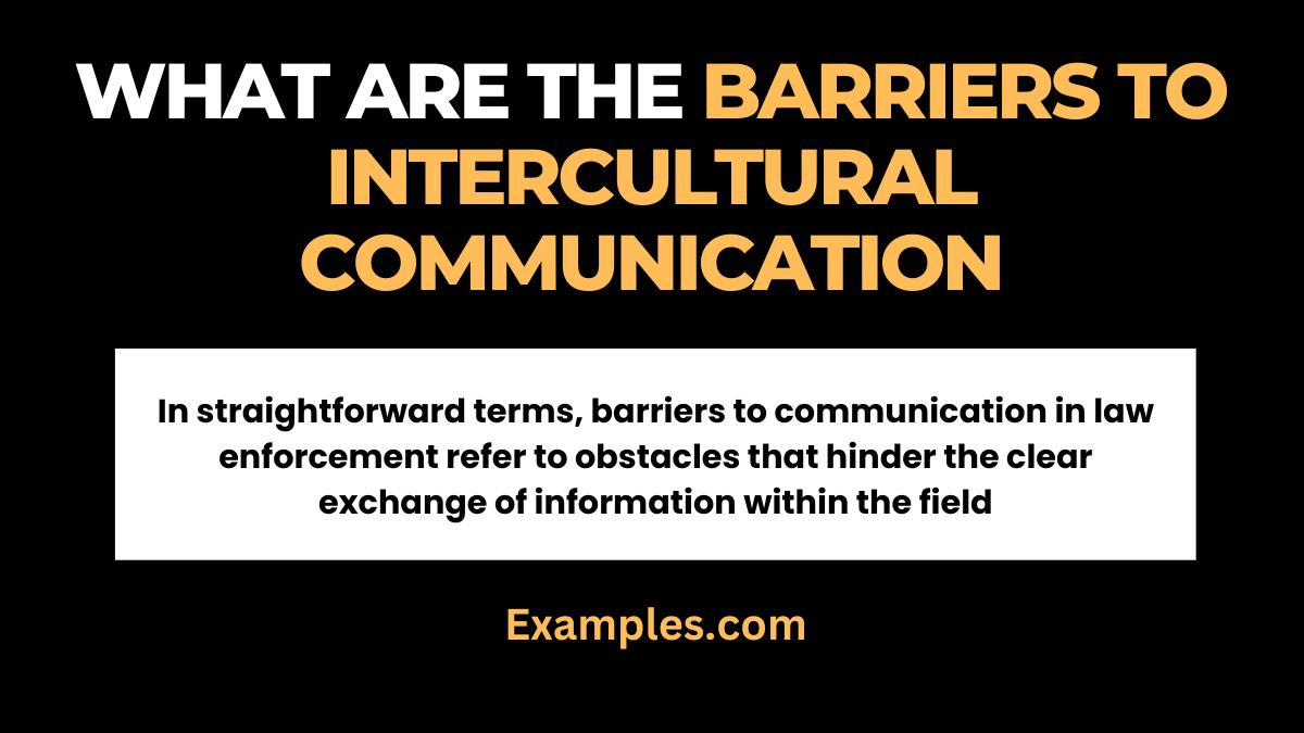 what are the barriers to intercultural communication