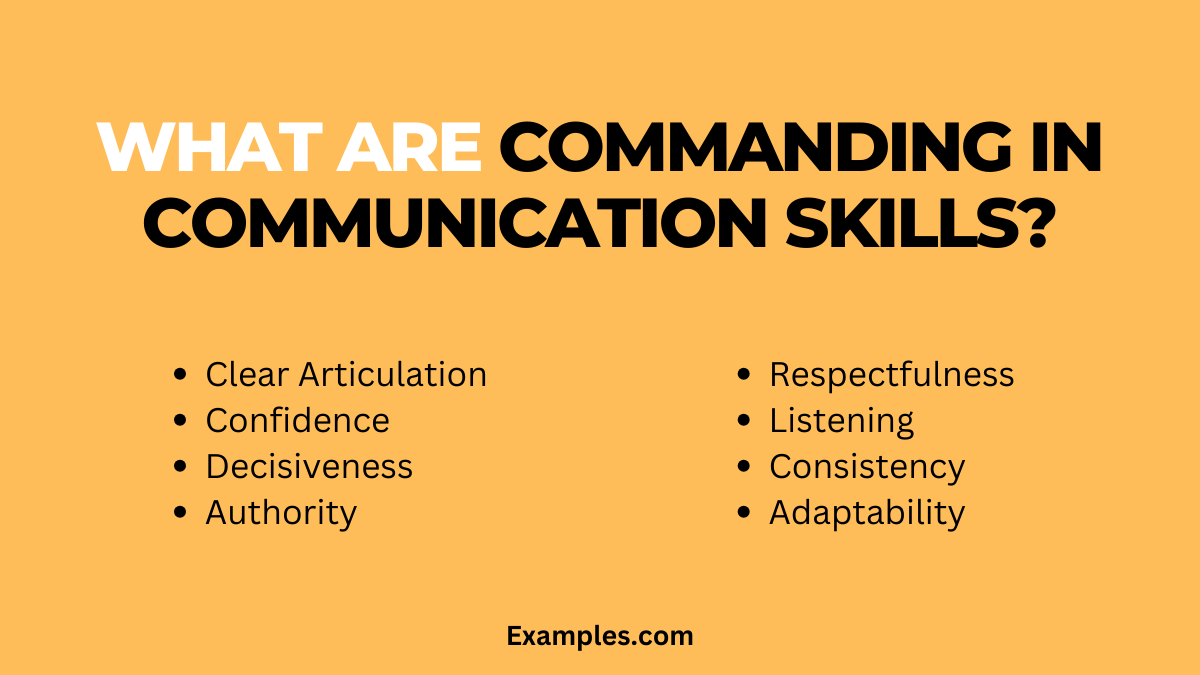 Commanding In Communication - 19+ Examples, How To Improve