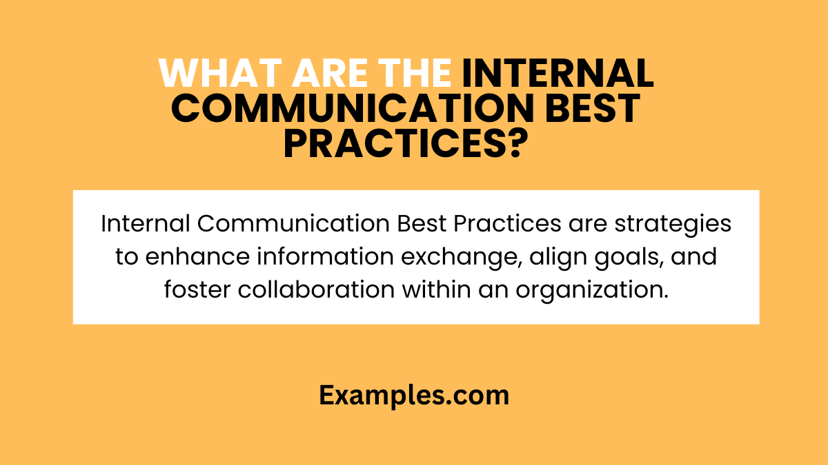 what are the internal communication best practices
