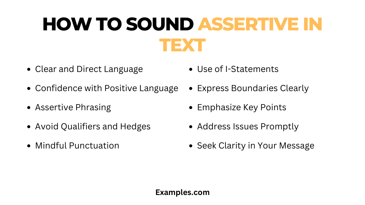 what does assertive communication sound like 2