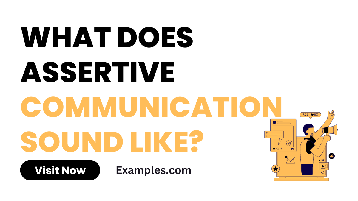 What does Assertive Communication Sound like 3