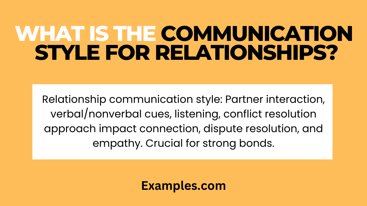 Communication Style For Relationships 19 Examples 4349