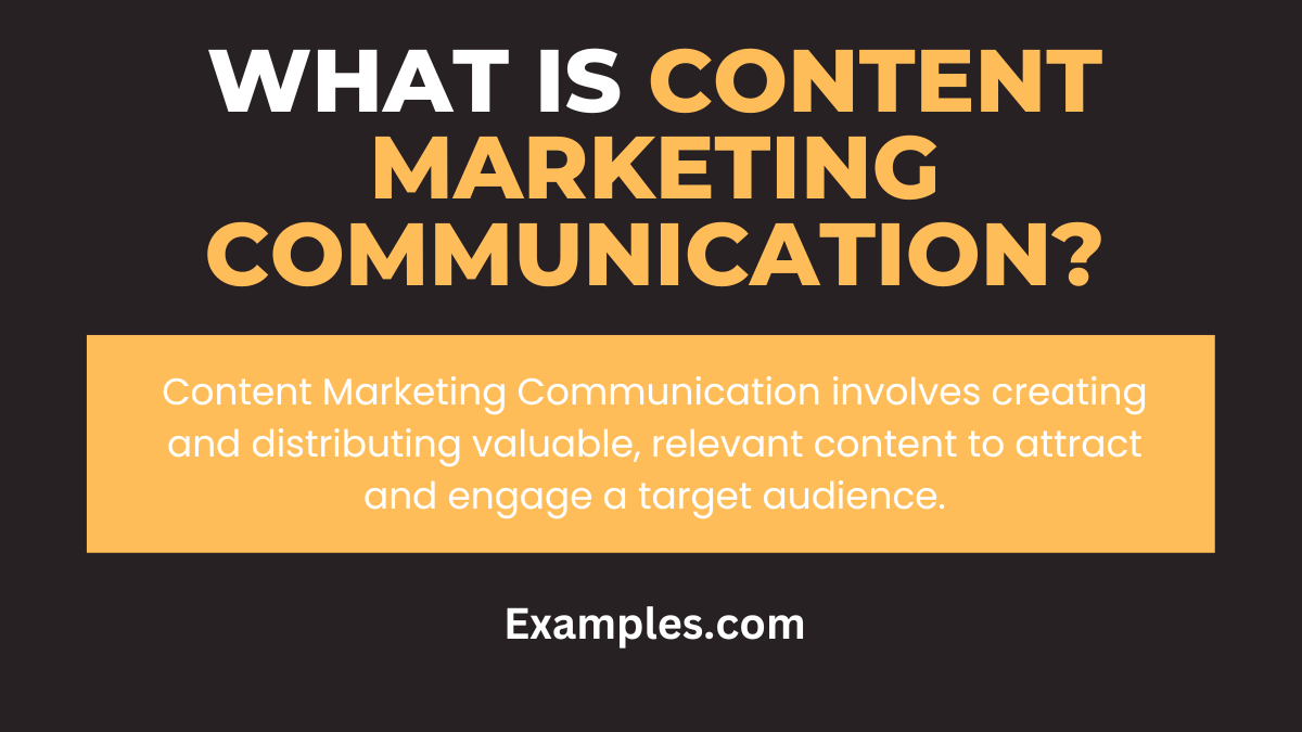 what is content marketing communication